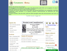 Tablet Screenshot of cavarzereinfiera.it